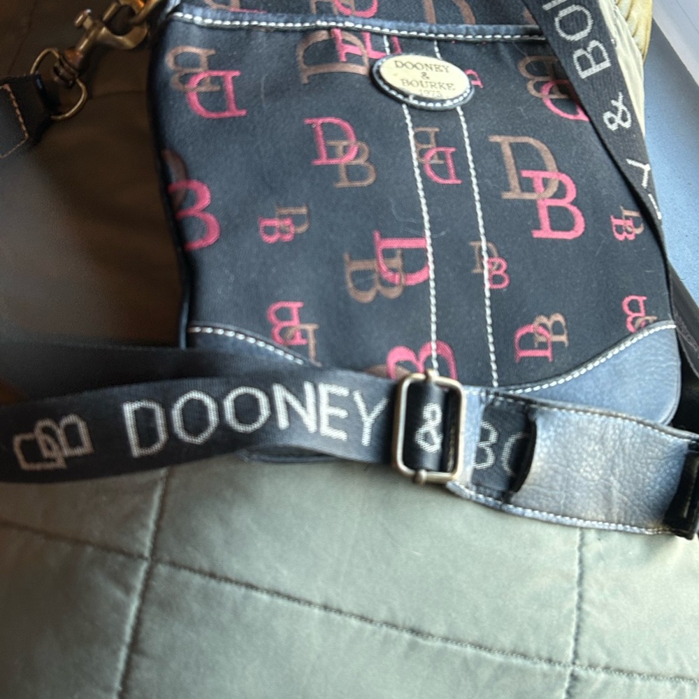 Dooney & Bourke Black Crossbody Bag with Red Accents - Picture 11 of 14